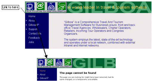 Galor.com Example of Web Blooper