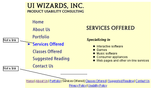 UIWizards.com Example of avoiding Web Blooper